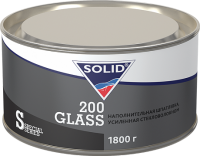 SOLID 200 GLASS Шпатлевка усиленная стекловолокном 1,8кг - Кузов Маркет Верхняя Пышма