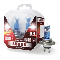 AVS  H4 12V 60/55W +110%  2. Sirius Night Way -    