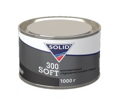 SOLID 300 SOFT Шпатлевка наполнительная,среднезернистая 1 кг - Кузов Маркет Верхняя Пышма