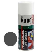 KUDO KU-6004 Графит Грунт-эмаль для пластика 520мл аэрозоль - Кузов Маркет Верхняя Пышма