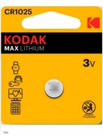 Kodak   CR1025 Kodak 3V Max Lithium -    