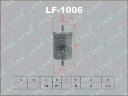 Фильтр топливный "LYNX"	LF-1006 (WK 730/1) - Кузов Маркет Верхняя Пышма