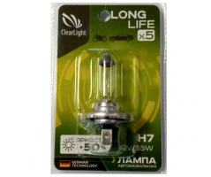 ClearLight  H7 12V 55W  Long Life ( 1) -    