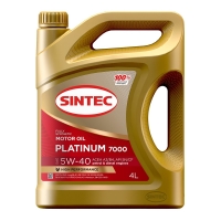 SINTEC Platinum 7000 5W-40  3/4   4  -    